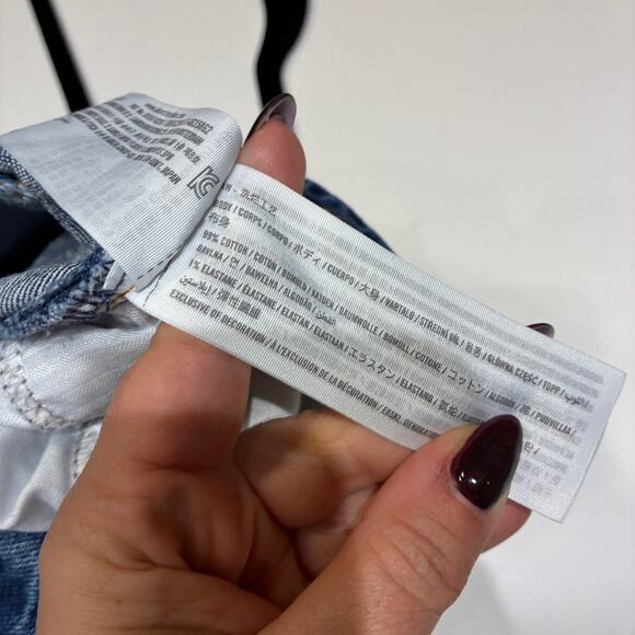 Abercrombie & Fitch 90's Relaxed High Rise Curve Love Jeans Sz 4 long - Picture 6 of 10